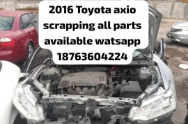 2016 Toyota axio scrapping all parts available